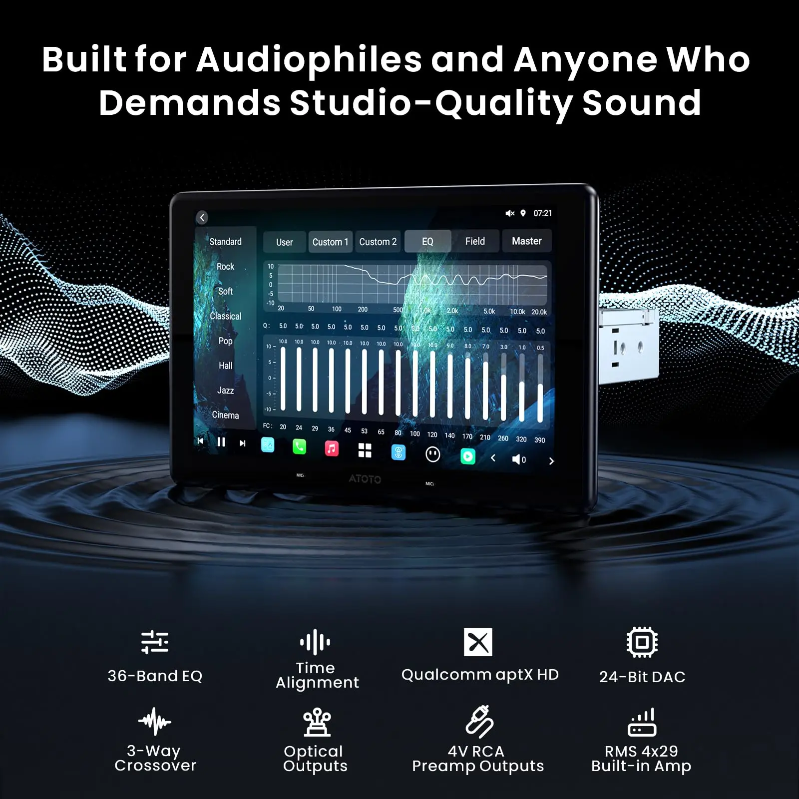 ATOTO X10G110E 10.1" Single & Double Din Radio 8-Core Android 13 with 1080P Dash Cam Front & Rear, OBD2 Scanner 5-in-1, Wireless CarPlay & Android Auto, 8+128G Floating QLED Touchscreen, ChatGPT AI - Image 5