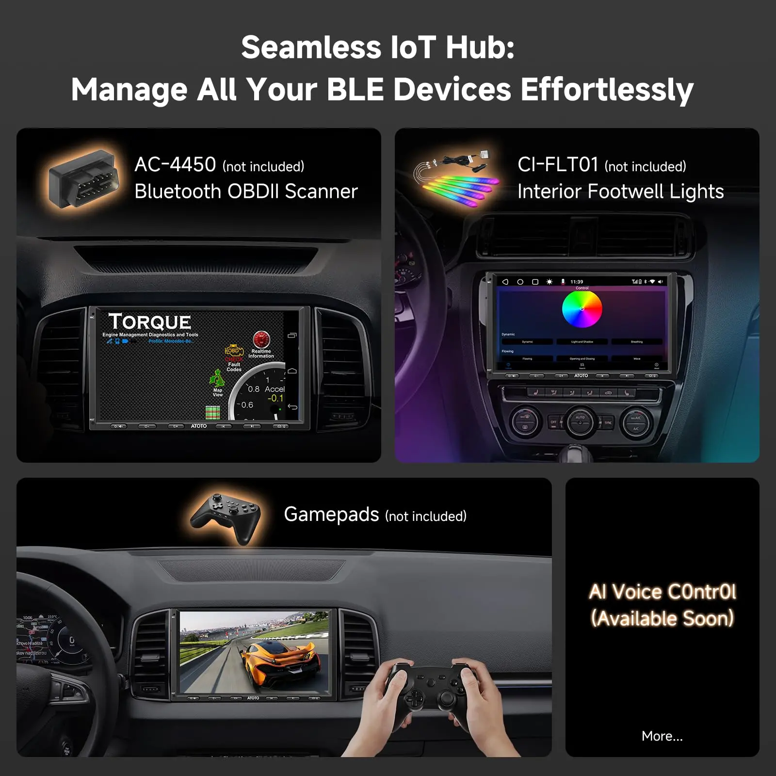 ATOTO S8G2A79UN 7" Double Din Car Stereo,4 * 49W Amp, 2 Bluetooth, GPS Tracking, LRV,  8-Core 6G+128G - Image 7
